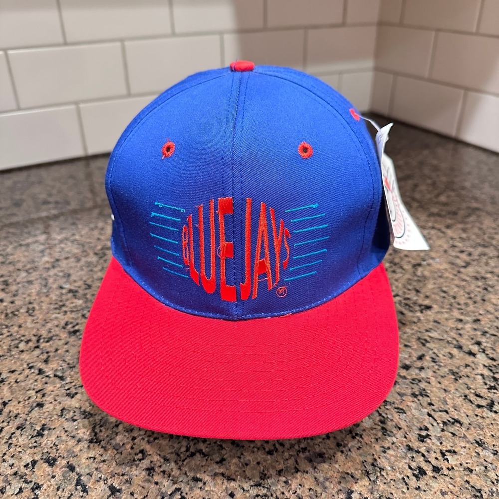Vtg 90s Toronto Blue Jays Annco Snapback MLB Deadstock New